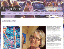 Tablet Screenshot of fionapeart.com